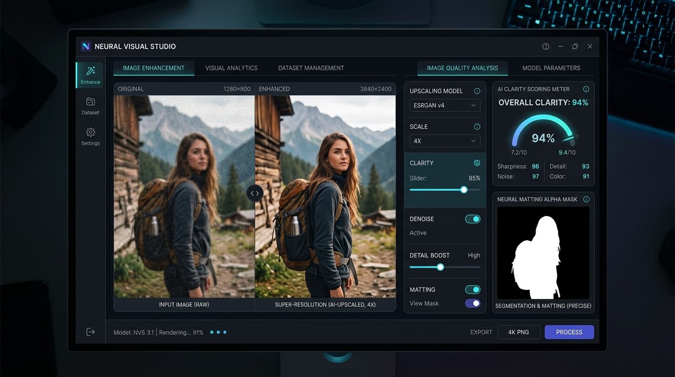 Neural Computer Vision & Image Quality Diagnostics Engine